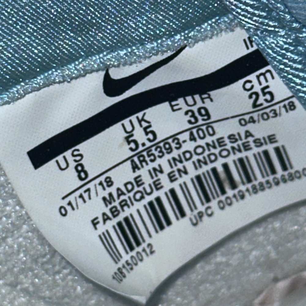 Nike *NWOB* Women's Classic Cortez Ocean Bliss Feather Sneakers - Picture 11 of 12